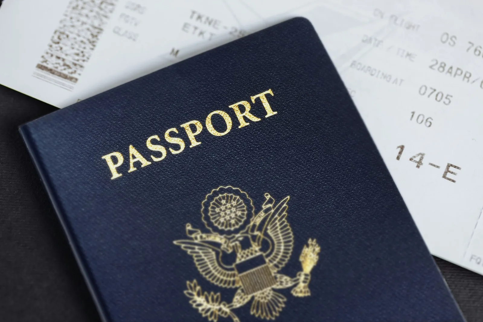 U.S. passport and travel documents